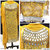 Madhvi Fashion New Amazing Yellow Faux Georgette Straight Salwar Suits (Unstitched)