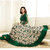 Prachi Desai Green and Grey Embroidered Long Anarkali Suit (Unstitched)