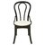 Supreme - Pearl Cane Chair Black/White - Set Of 6