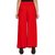 Designer Plain Casual Wear Palazzo Pant For Girls/Women - Free Size (Red)