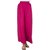 Designer Plain Casual Wear Palazzo Pant For Girls/ Women - Free Size (Pink)