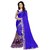 Madhvi Fashion New Pretty Blue silk  net Designer Saree Sarees