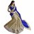 Madhvi Fashion New  Blue Georgette+Lycra Half Saree Sarees