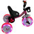 Bluday Led Tricycle for Kids 1 to 4 Years - Pink