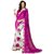 Madhvi Fashion New Beautiful Pink Georgette Half & Half Sarees