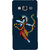 Mrigank Samsung Galaxy Z3 Mobile Phone Back Cover With Flying Lord rama with Blue Background - Durable Matte Finish Hard Plastic Slim Case