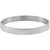 The Jewelbox Classic Glossy 316L Surgical Stainless Steel Silver Plated Openable Bangle Bracelet Boys Men