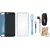 Nokia 6 Soft Silicon Slim Fit Back Cover with Ring Stand Holder, Silicon Back Cover, Digital Watch, Earphones and USB LED Light