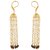 Aabhu Gold Plated White Pearl Beads Multi Color Handmade Necklace Jewellery Set With Earring For Women And Girls