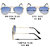 super-x blue aviator sunglasses
