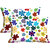 Multicolor Flower Digitally Printed Pillow Cover- Stylish - BUY 1 GET 1
