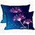 meSleep Pink Flower BUY 1 GET 1 Digitally Printed Pillow Cover(12x18)