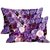Multiple Purple Flowers BUY 1 GET 1 Digitally Printed Pillow Cover(12x18)
