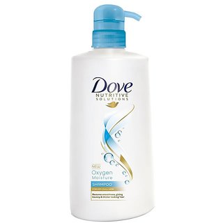 Dove Oxygen Moisture Shampoo 650ml+Dove Oxygen Moisture Conditioner 180ml With Free Shampoo stand