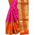 Meia Orange Cotton Self Design Saree With Blouse