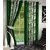 Tejashwi Traders kolaveri Green WINDOW Curtains set of 2 (4x5)