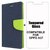 MOBIMON Luxury Mercury Magnetic Lock Diary Wallet Style Flip Cover Case for OPPO A37 Blue Premium Quality + Tempered Glass