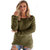 Modo Vivendi Ladies Warm Sweater Fur Coat  Long Sleeve Thin Soft Smooth Warm Sweatshirt