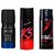 AXE + KS + Wild Stone (Set of 3 Pcs ) 150 ml Each  Deodorants Body Spray For Men