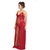 Be You Red Satin Solid Women's Nighty