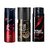 AXE + KS + Wild Stone (Set of 3) Deo Deodorants Body Spray For Men