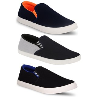 Combo Pack Of 3 Casual Shoes, Loafers 