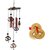 Arts  Kraft Combo Of Feng Shui Om Rudraksha Wind Chime and Chinese Coins For Luck