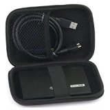 Portable case enclosure for 2.5 Inch WD Backup Plus Slim 1 TB External Hard Disk(Black, Shock Resistant)