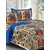 Miss Poo Home Full Printed Cotton King Size Bed Sheet With 2 Pillow Cover
