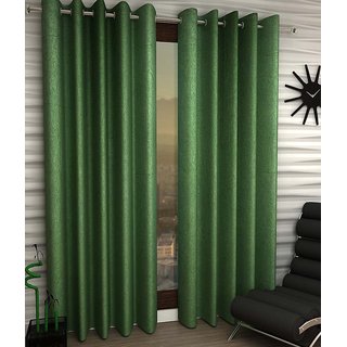 BSN Crush Plain door curtains set of 2 (4x7)