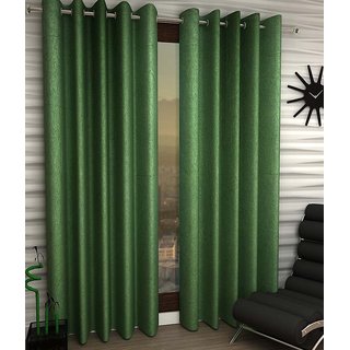 BSN Crush Plain window curtains set of 2 (4x5)