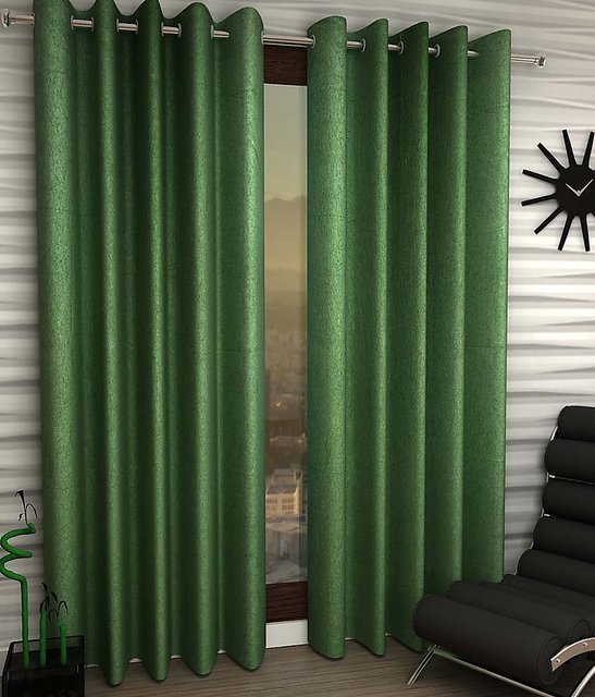 BSN Crush Plain window curtains set of 2 (4x5)