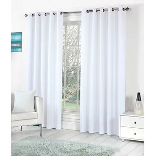 BSN Crush Plain window curtains set of 2 (4x5)