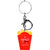 Anishop Hard Plastic Snacks Shape Hook  heavy Keychain for bike, for car, for home, for cycle keys