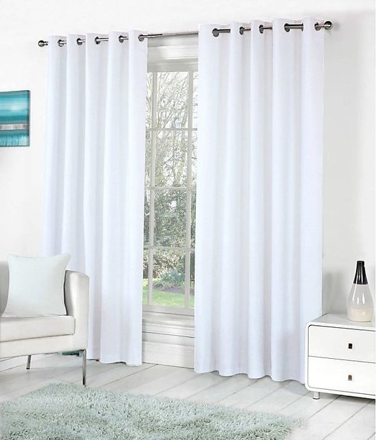 BSN Crush Plain window curtains set of 2 (4x5)