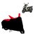 AutoAge Two Wheeler Red+Black Cover for Yamaha  Cygnus Ray ZR