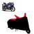 AutoAge Two Wheeler Red+Black Cover for Yamaha  YZF R15 S