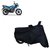 AutoAge Two Wheeler Black Cover for TVS Victor