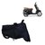 AutoAge Two Wheeler Black Cover for Mahindra  Gusto