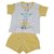 Krivi Zero Baby White with Green Boys Top and Bottom Sets