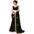 Meia Black Georgette Embroidered Saree With Blouse