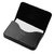 Evershine Gifts And Household Stylish Pocket Size Stitched Leather Visiting Card Holder For Keeping Business Card- Black