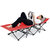 Kawachi Portable Folding camping bed Beach Bed With Carry Bag Outdoor Camping furniture-K358 Red