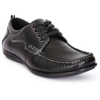 action shoes black leather