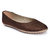 Action Shoes Brown Fabric Ballerinas