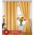 Tejashwi traders Golden crush WINDOW curtains set of 2 (4x5)