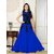 Ladyview Blue Net Embroidered Anarkali Suit