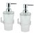 Prestige Oval Soap Dispenser 500 ml Lotion, Conditioner, Soap, Shampoo Dispenser (Material  Acrylic Unbreakable)- Pack of 2