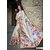 Meia Off White Georgette Self Design Saree With Blouse