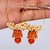 Aabhu Gold Plated Ston Studded Pearl Beaded Jhumka Bali Hoop Earrings For Women and Girl